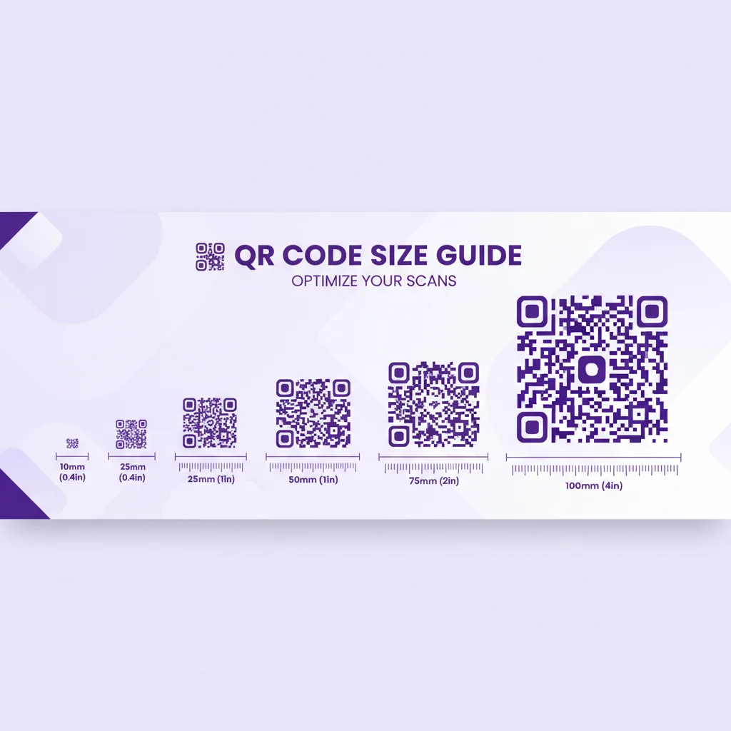 QR Code Size Guide: Minimum Sizes for Printing & Scanning