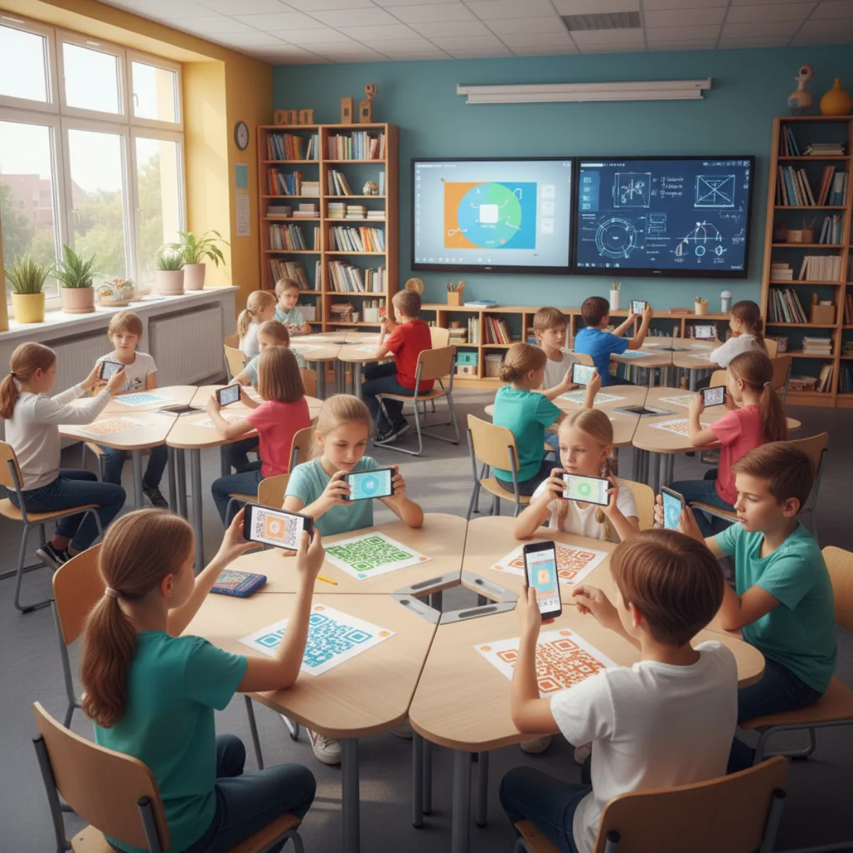 QR Codes in Education: Classroom, Library & Campus Guide